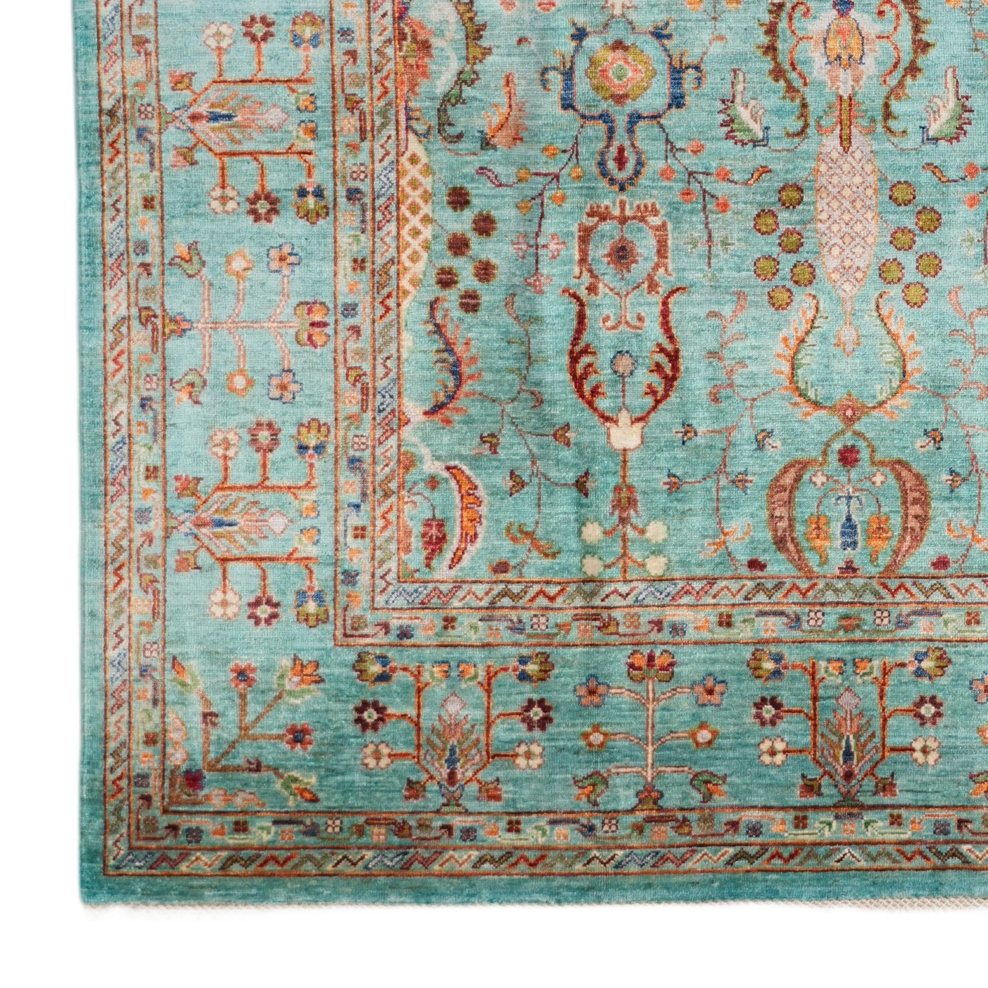 6' 4 x 10' 9 Hand Knotted Ariana Ziegler Rug