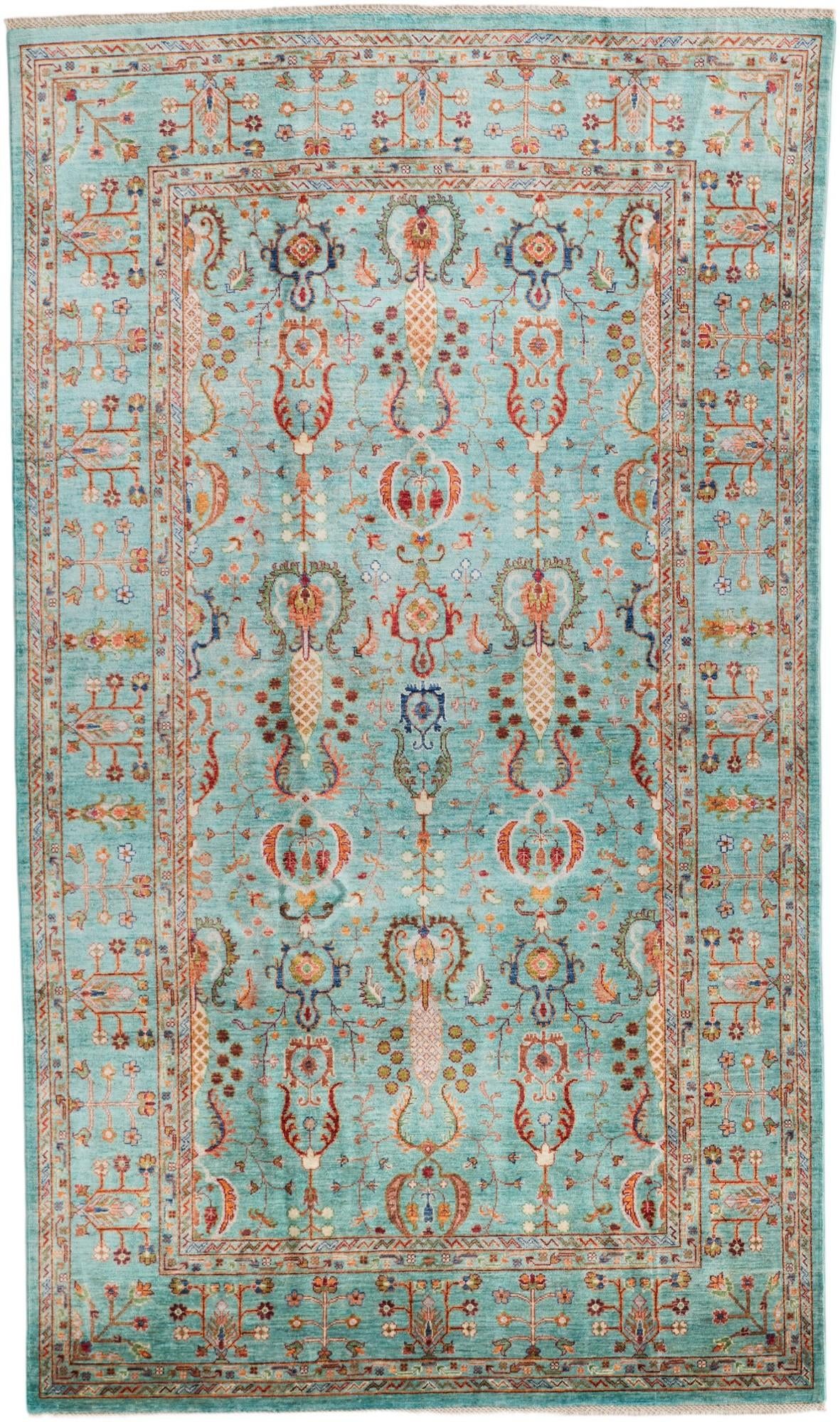 6' 4 x 10' 9 Hand Knotted Ariana Ziegler Rug