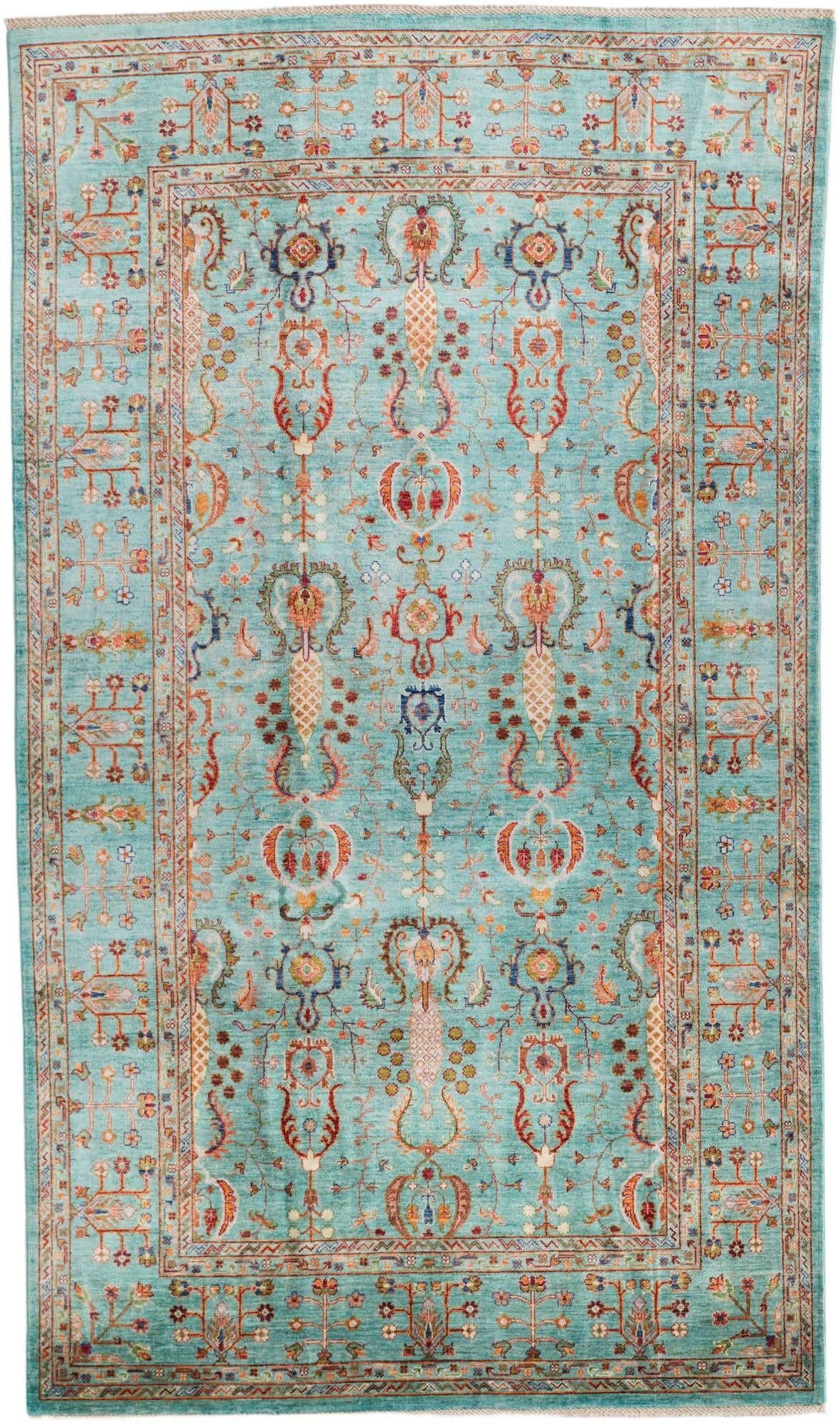 6' 4 x 10' 9 Hand Knotted Ariana Ziegler Rug