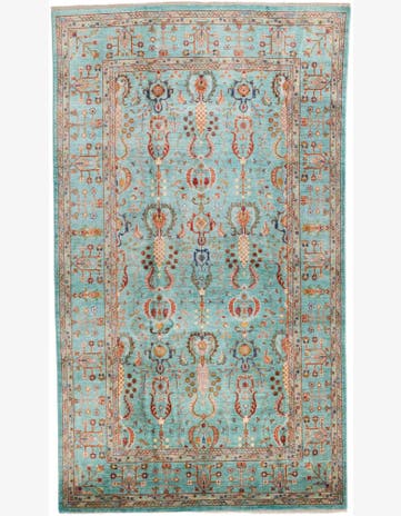 6' 4 x 10' 9 Hand Knotted Ariana Ziegler Rug