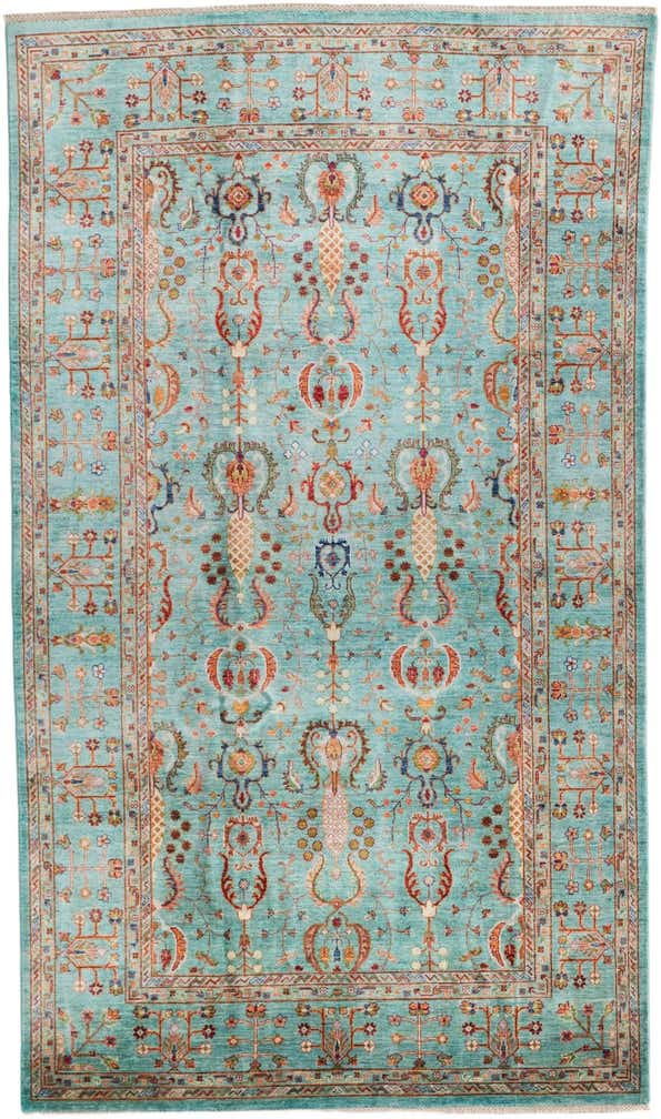6' 4 x 10' 9 Hand Knotted Ariana Ziegler Rug