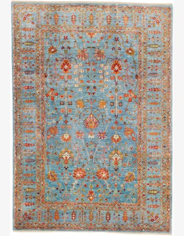 7' x 10' 2 Hand Knotted Ariana Ziegler Rug