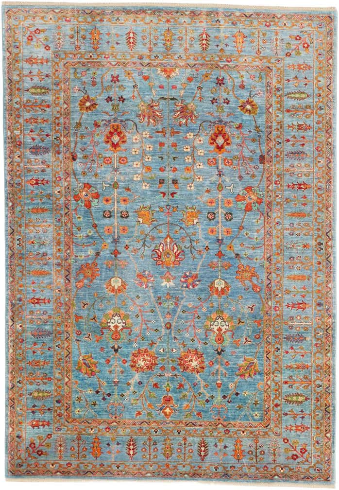 7' x 10' 2 Hand Knotted Ariana Ziegler Rug