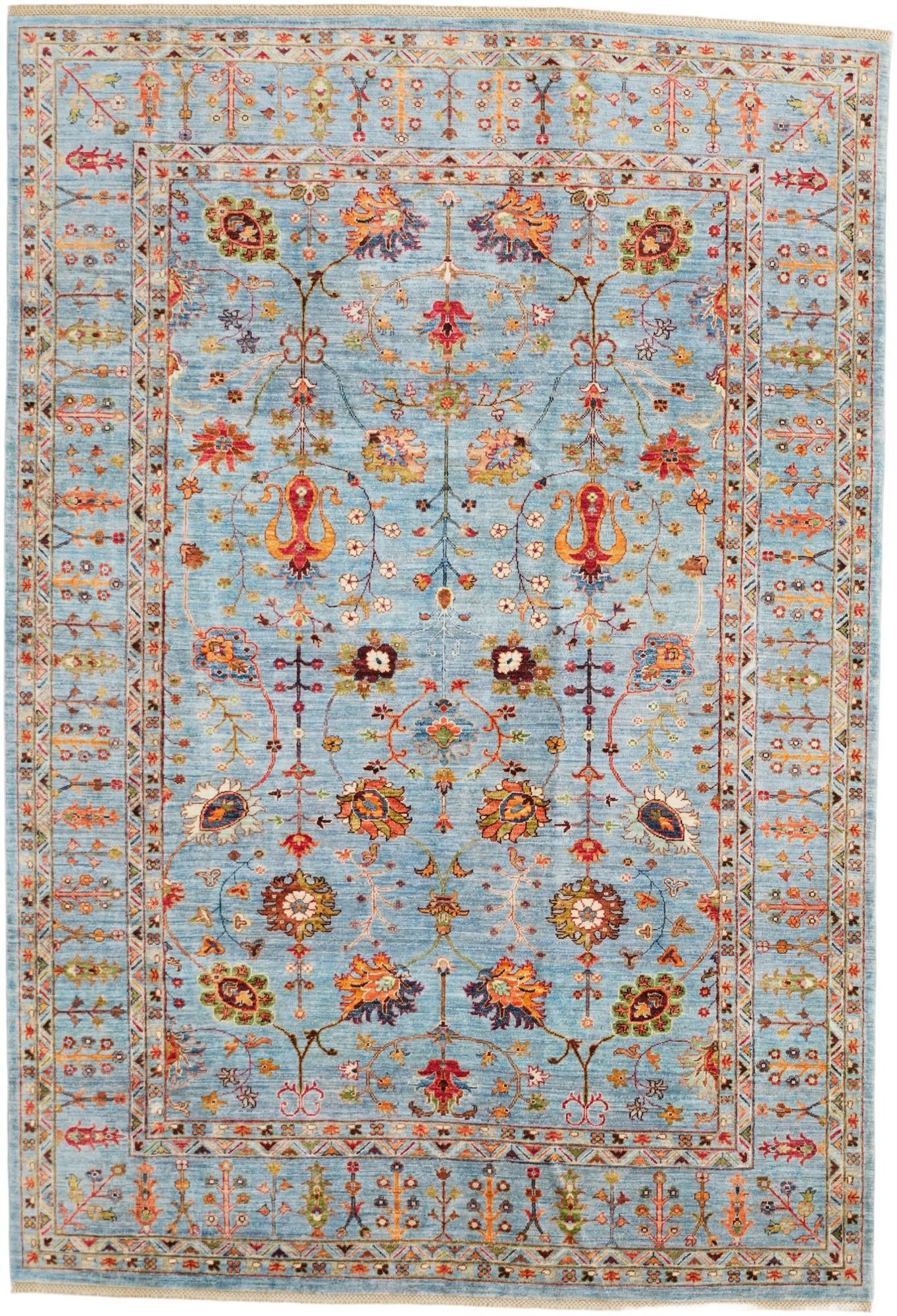 6' 9 x 9' 11 Hand Knotted Ariana Ziegler Rug