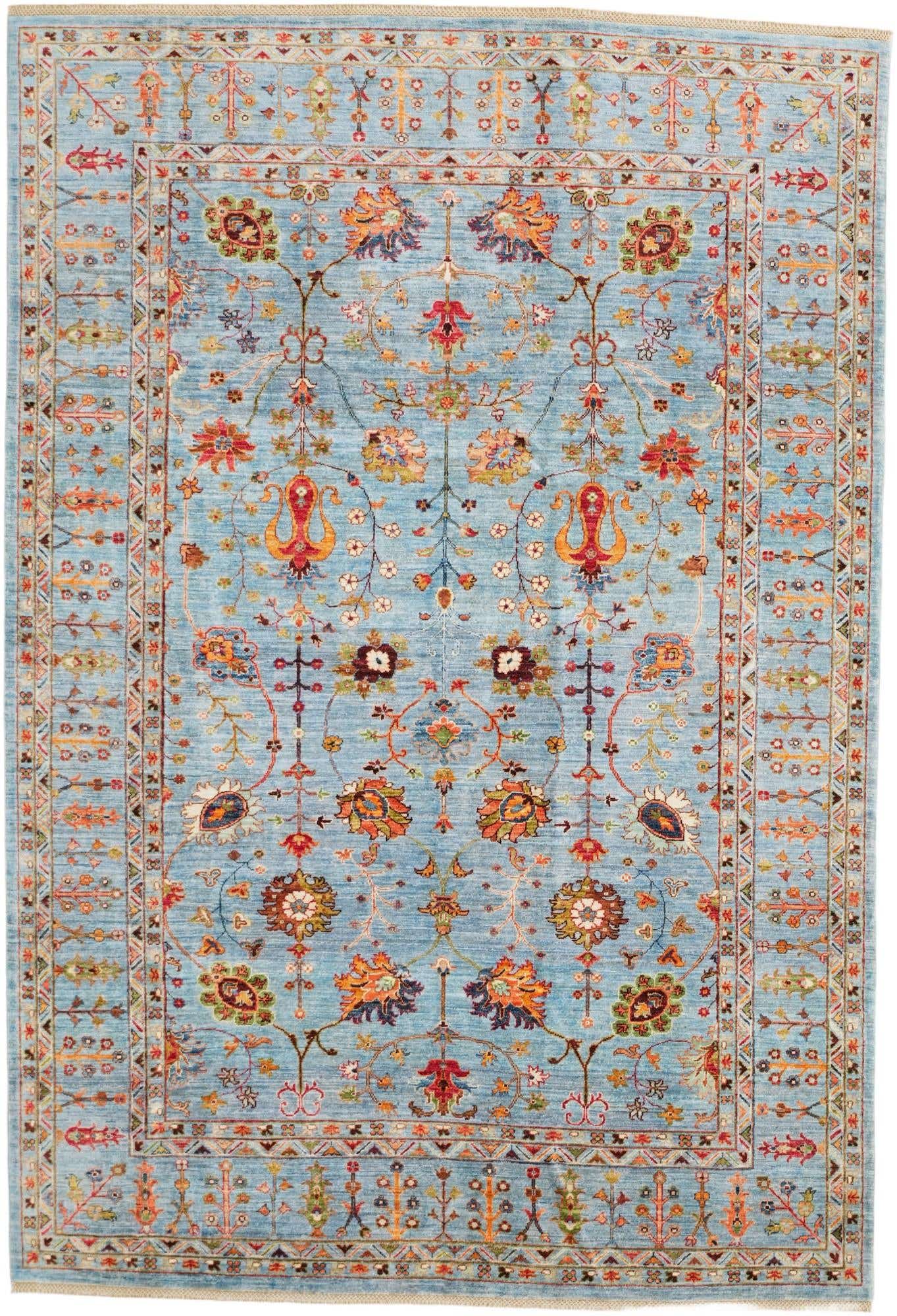 6' 9 x 9' 11 Hand Knotted Ariana Ziegler Rug