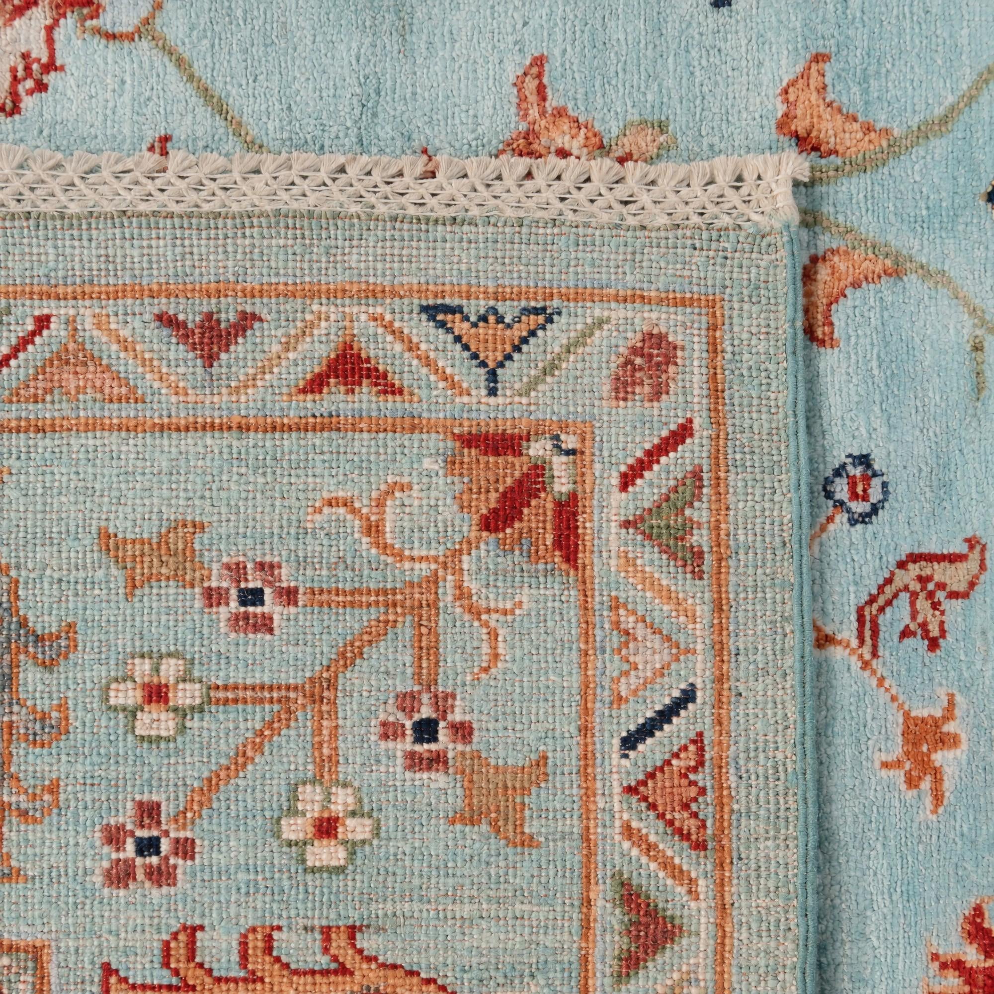 Detail image 11 of 11: 6' 6 x 9' 11 Hand Knotted Ariana Ziegler Rug