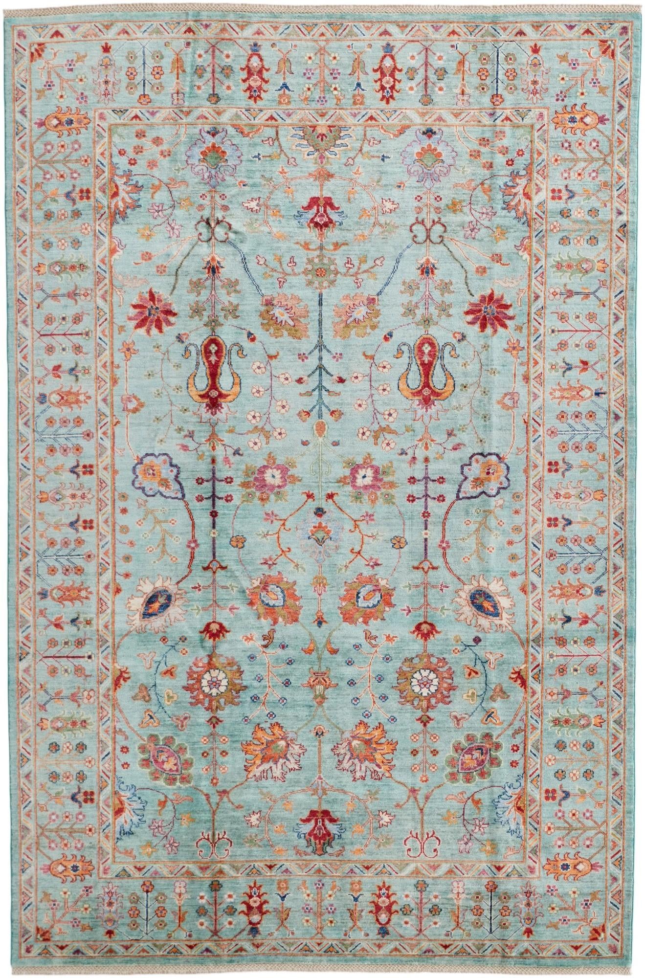 6' 6 x 9' 11 Hand Knotted Ariana Ziegler Rug