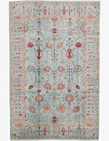 6' 6 x 9' 11 Hand Knotted Ariana Ziegler Rug