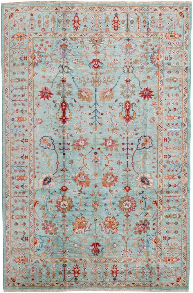 6' 6 x 9' 11 Hand Knotted Ariana Ziegler Rug