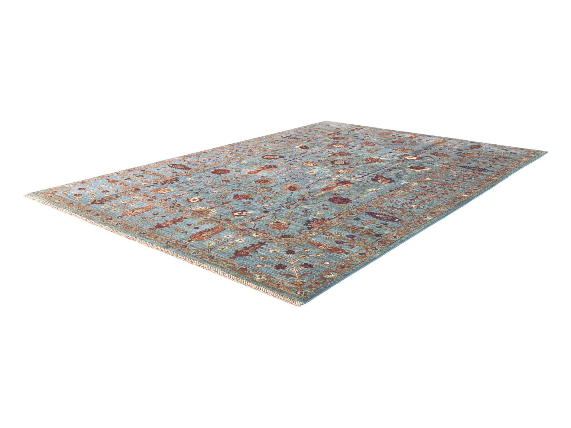 6' 9 x 9' 9 Hand Knotted Ariana Ziegler Rug