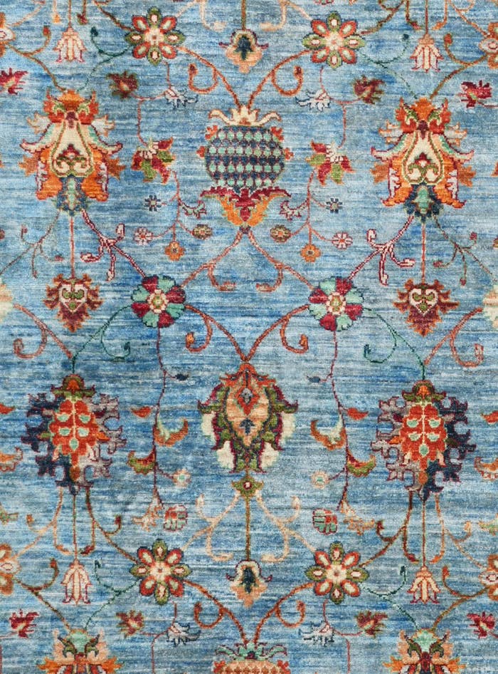 Detail image of 6' 11 x 9' 10 Hand Knotted Ariana Ziegler Rug