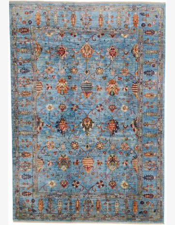 6' 11 x 9' 10 Hand Knotted Ariana Ziegler Rug