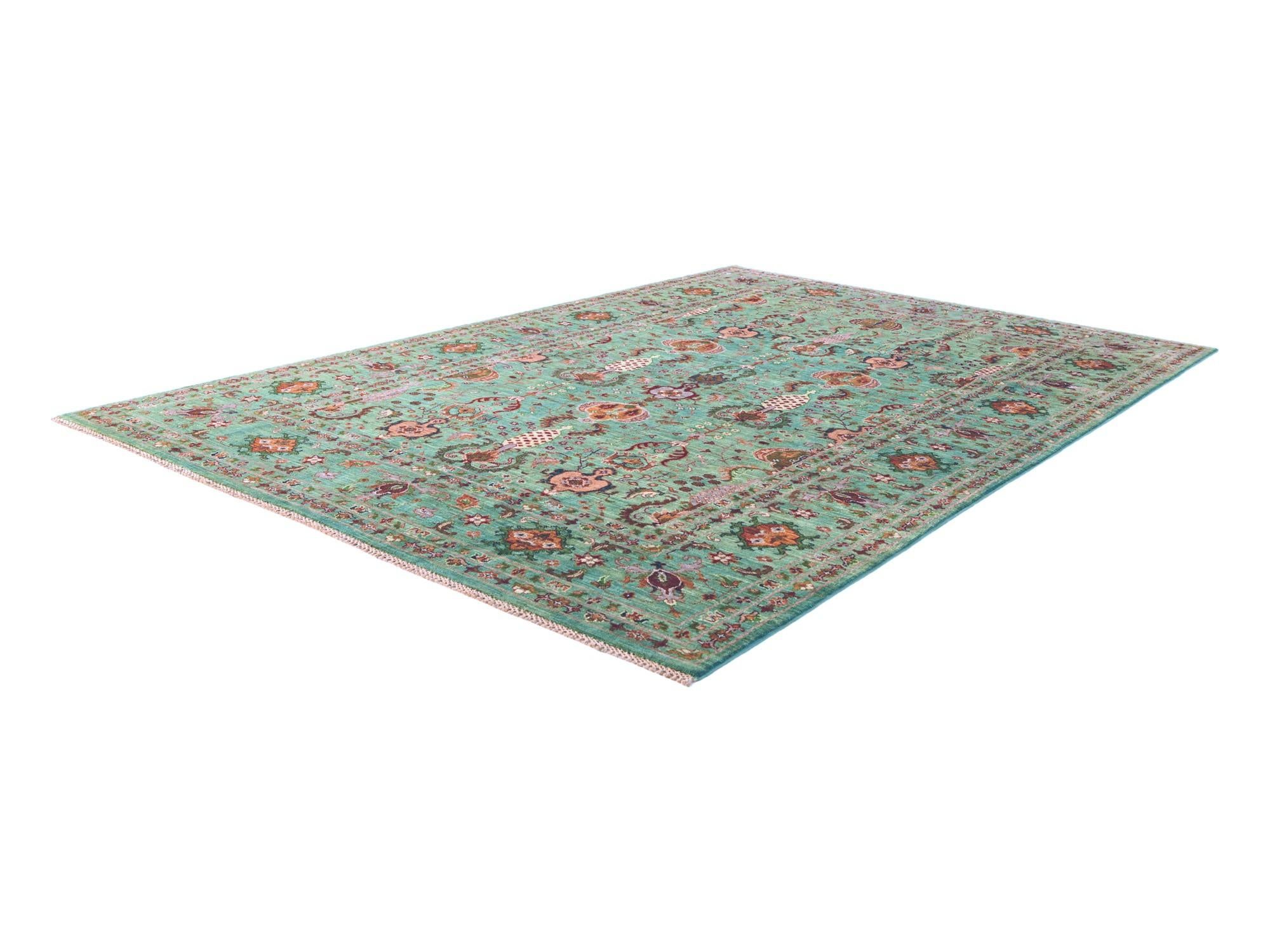 6' 10 x 10' Hand Knotted Ariana Ziegler Rug