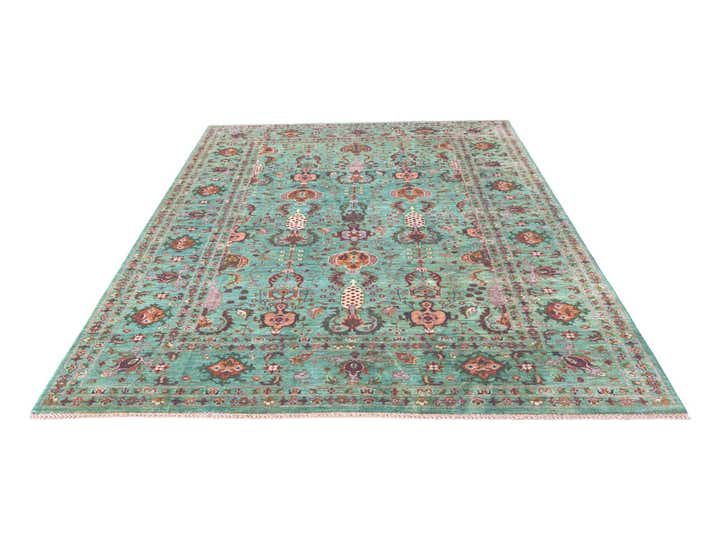 6' 10 x 10' Hand Knotted Ariana Ziegler Rug
