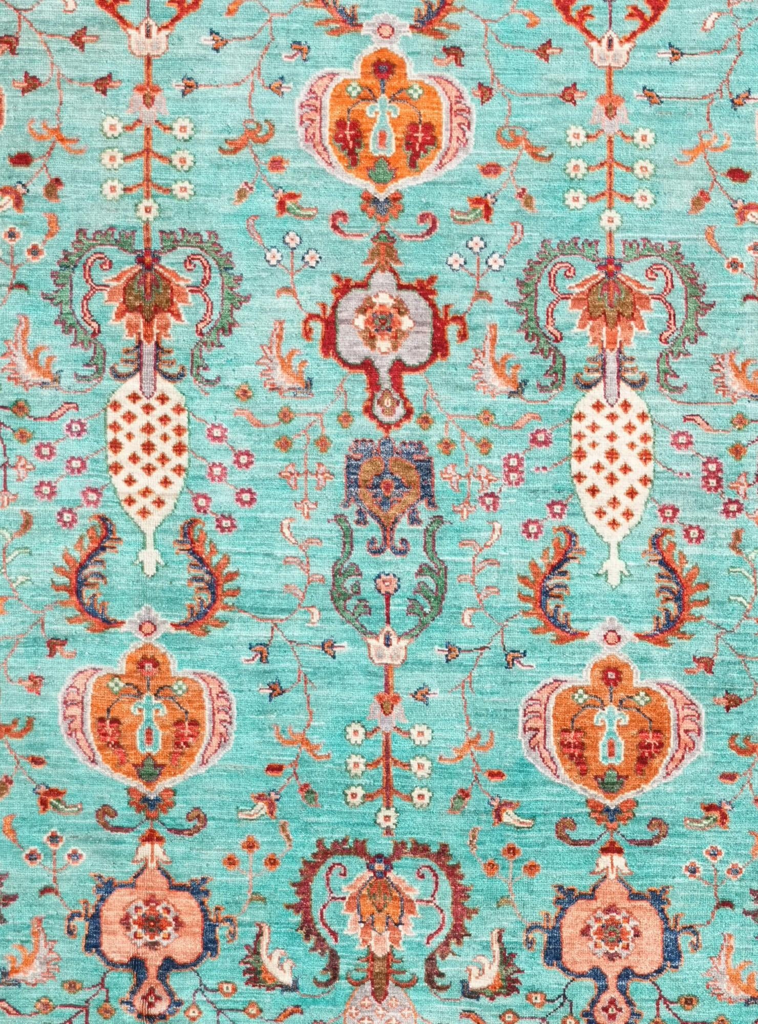 6' 10 x 10' Hand Knotted Ariana Ziegler Rug