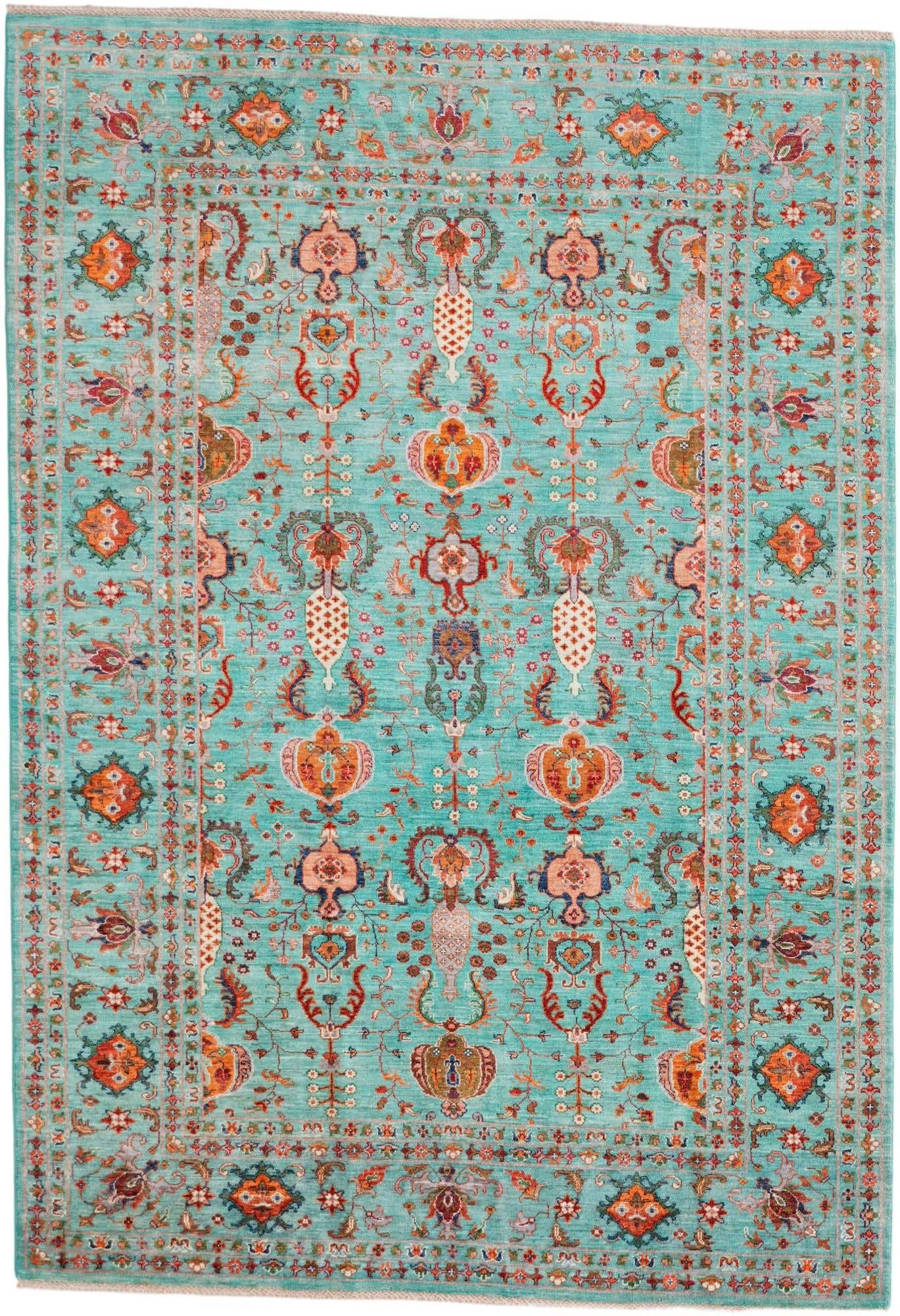 6' 10 x 10' Hand Knotted Ariana Ziegler Rug