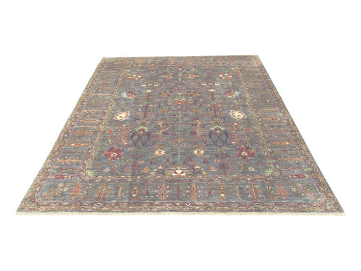 Detail image of 6' 11 x 9' 9 Hand Knotted Ariana Ziegler Rug