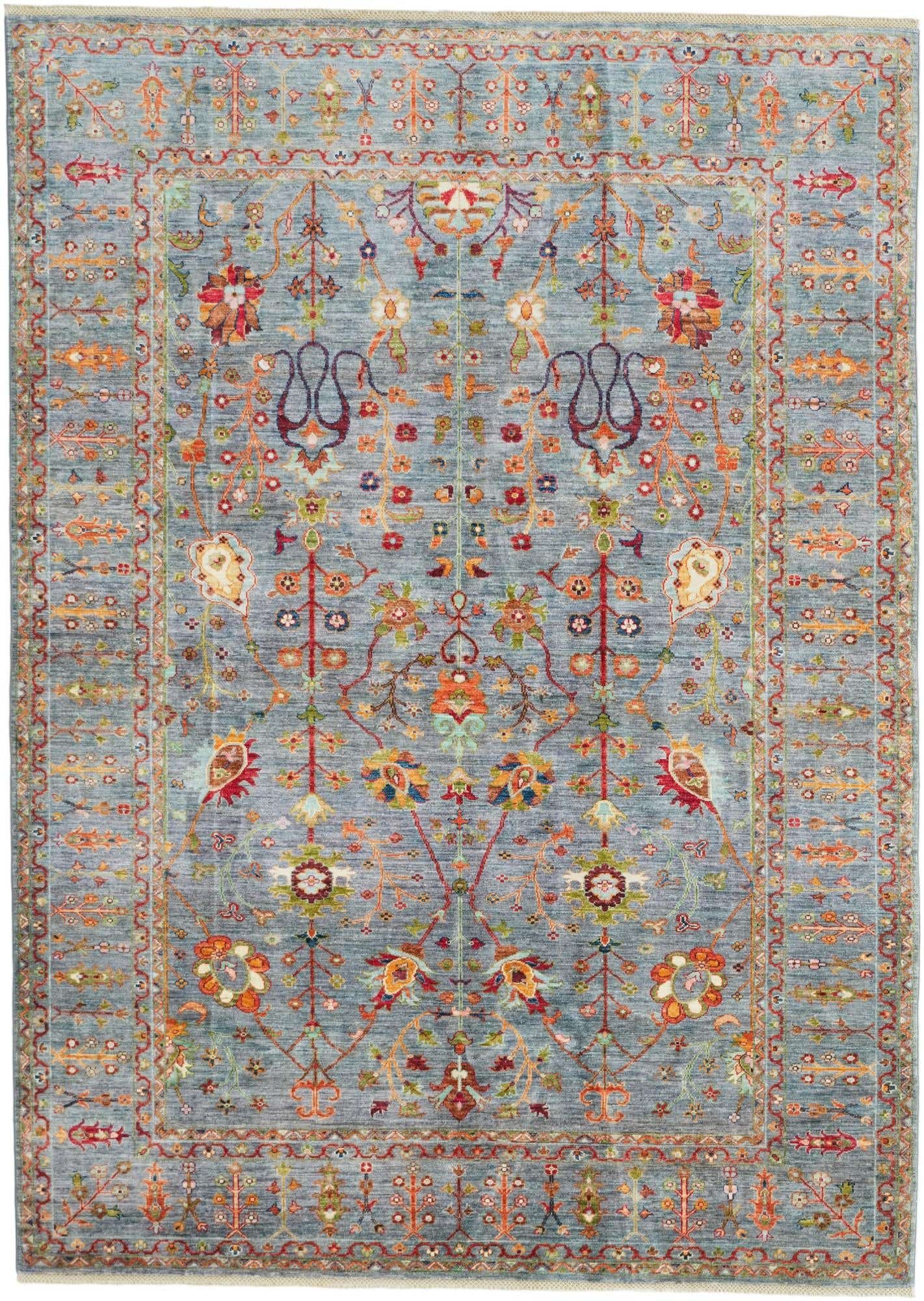 6' 11 x 9' 9 Hand Knotted Ariana Ziegler Rug