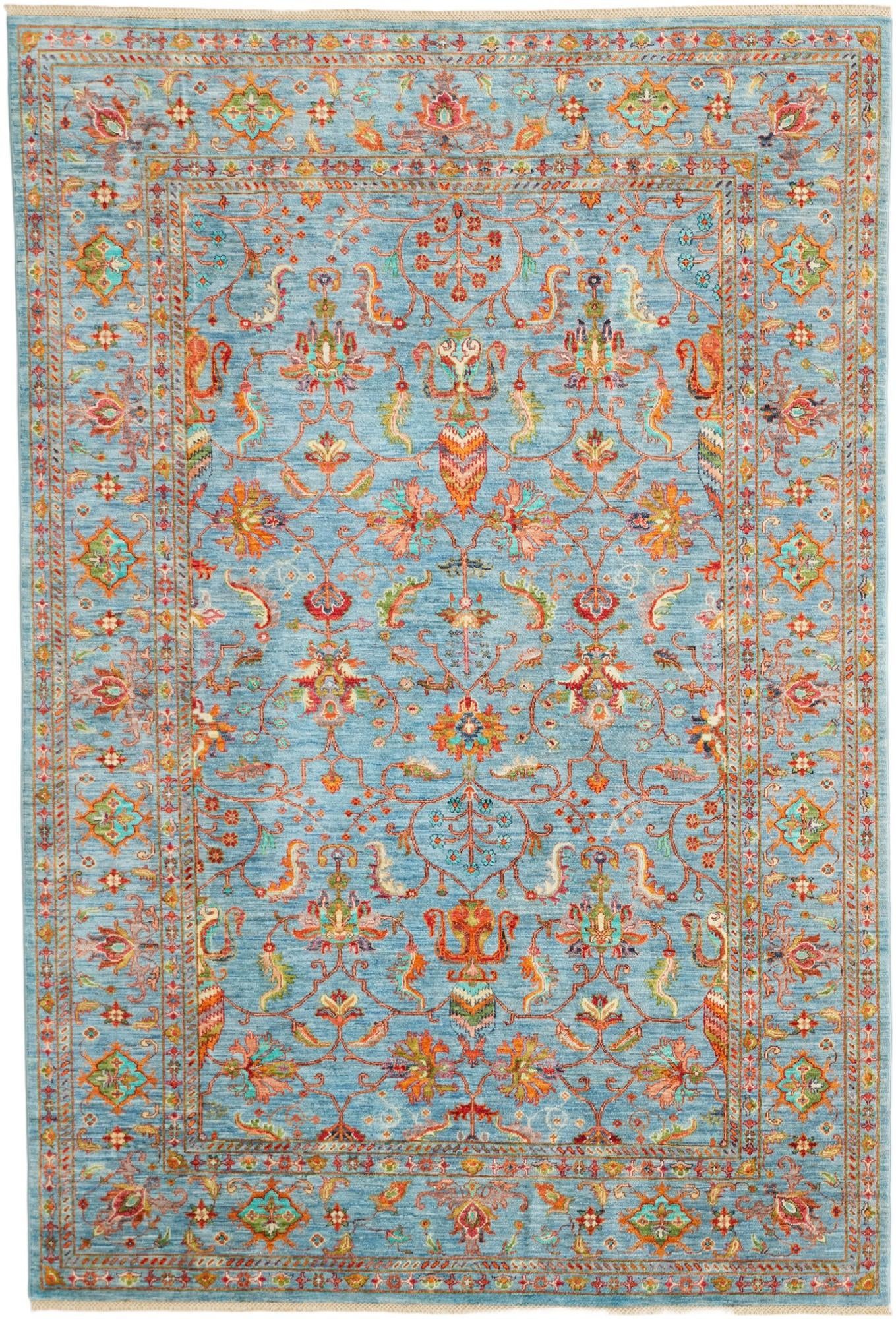6' 8 x 9' 9 Hand Knotted Ariana Ziegler Rug