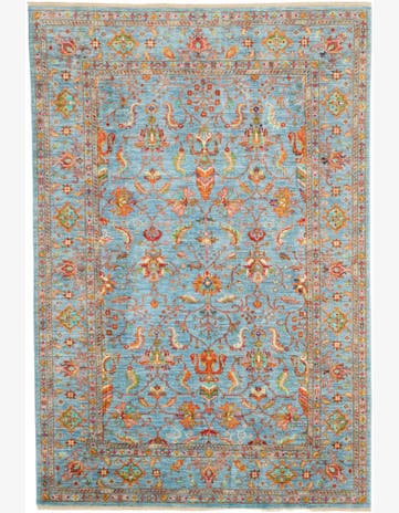 6' 8 x 9' 9 Hand Knotted Ariana Ziegler Rug