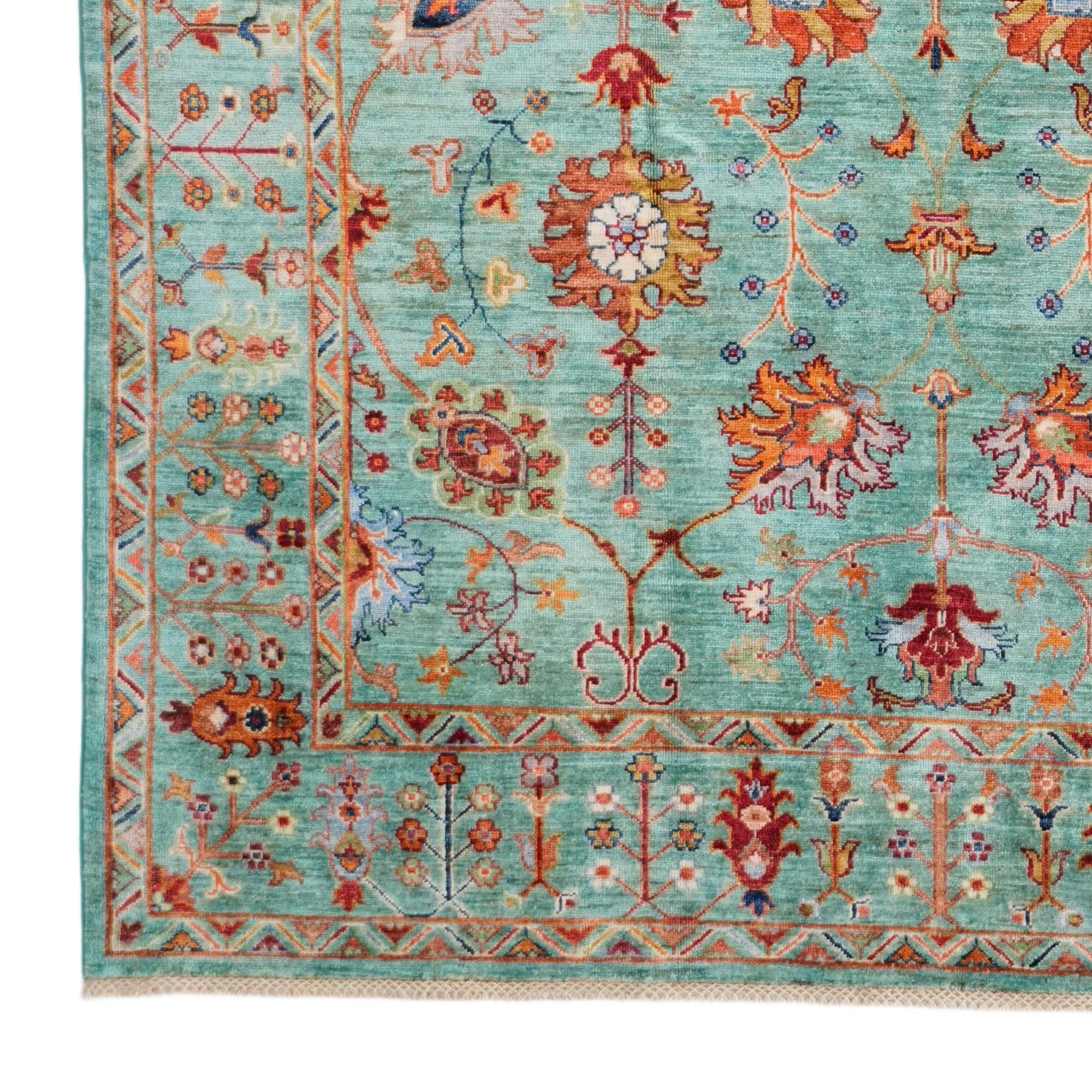 6' 6 x 9' 10 Hand Knotted Ariana Ziegler Rug