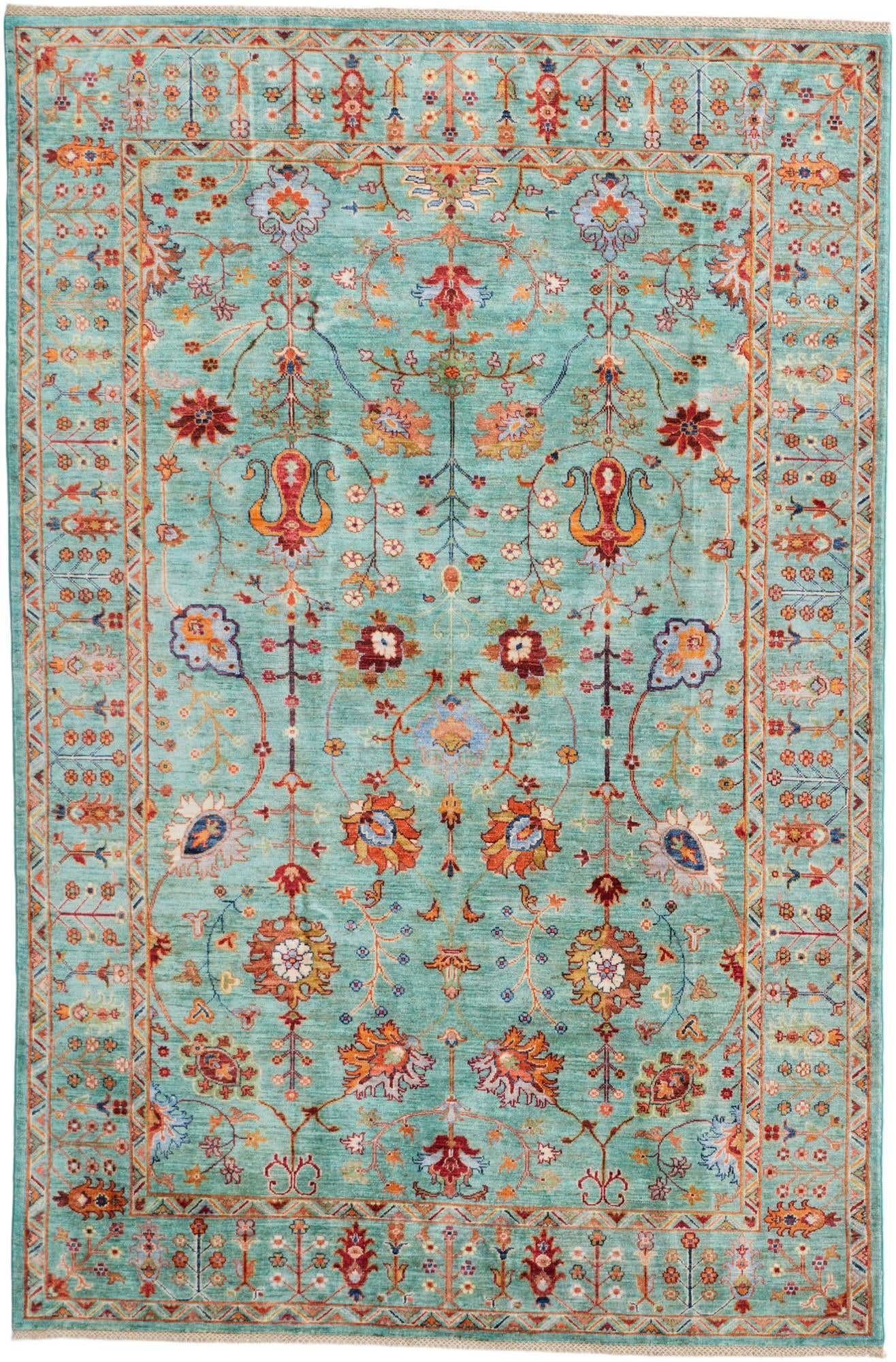 6' 6 x 9' 10 Hand Knotted Ariana Ziegler Rug