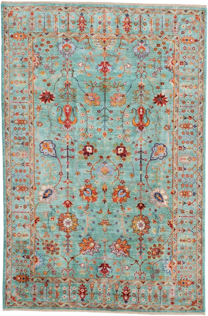 6' 6 x 9' 10 Hand Knotted Ariana Ziegler Rug