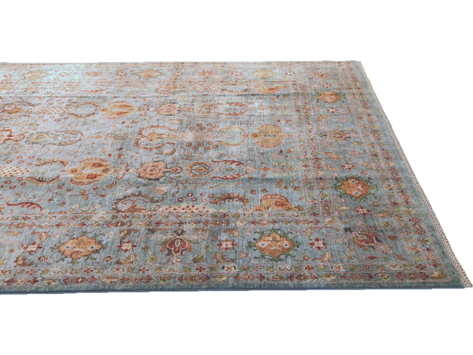 6' 9 x 10' 2 Hand Knotted Ariana Ziegler Rug
