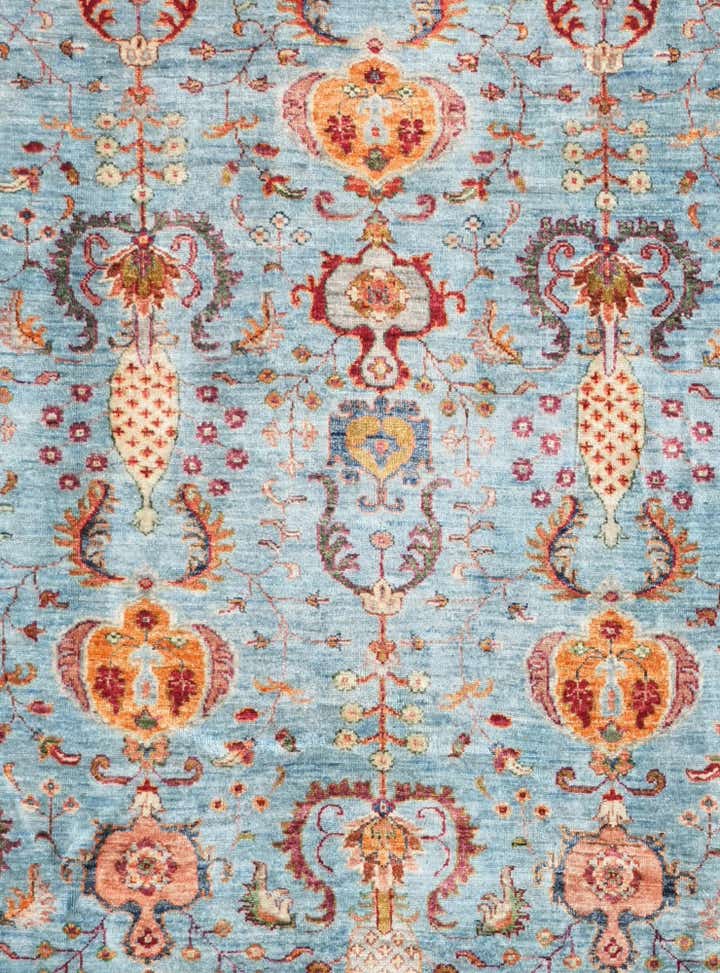 6' 9 x 10' 2 Hand Knotted Ariana Ziegler Rug