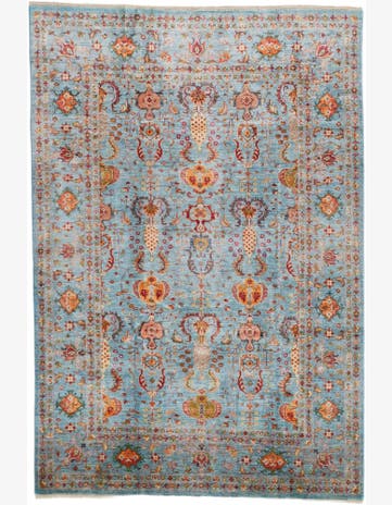 6' 9 x 10' 2 Hand Knotted Ariana Ziegler Rug