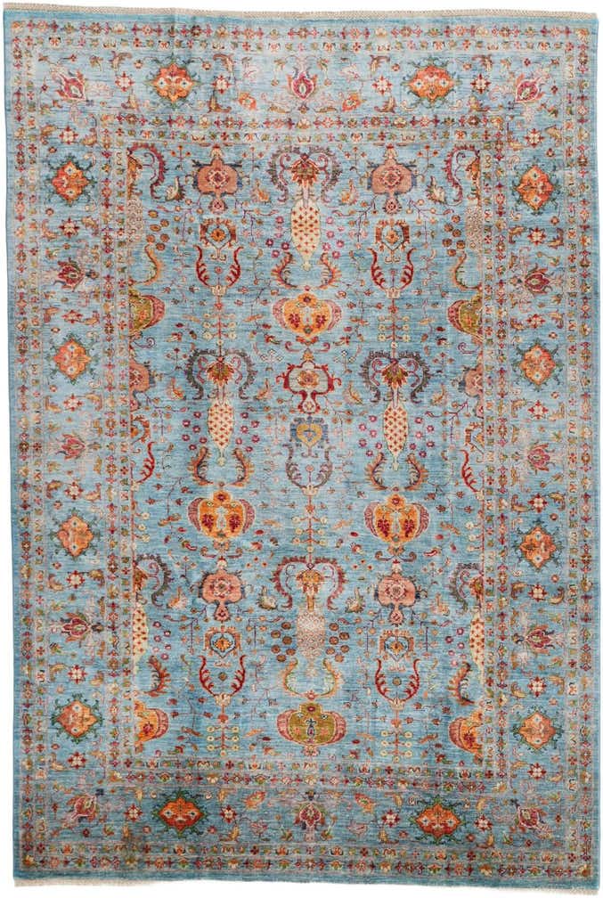 6' 9 x 10' 2 Hand Knotted Ariana Ziegler Rug
