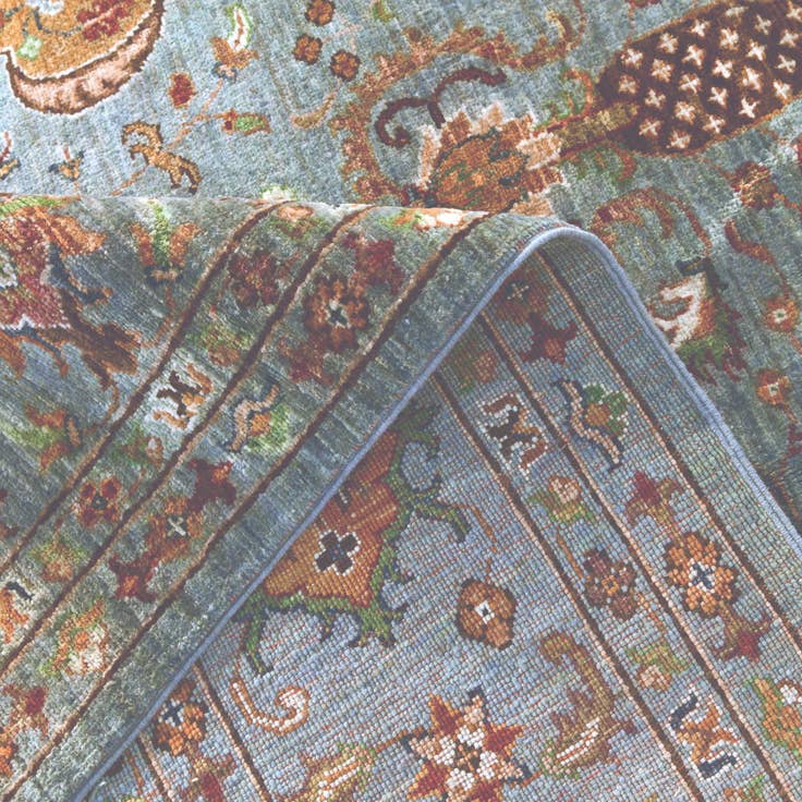 Detail image of 7' x 10' 2 Hand Knotted Ariana Ziegler Rug