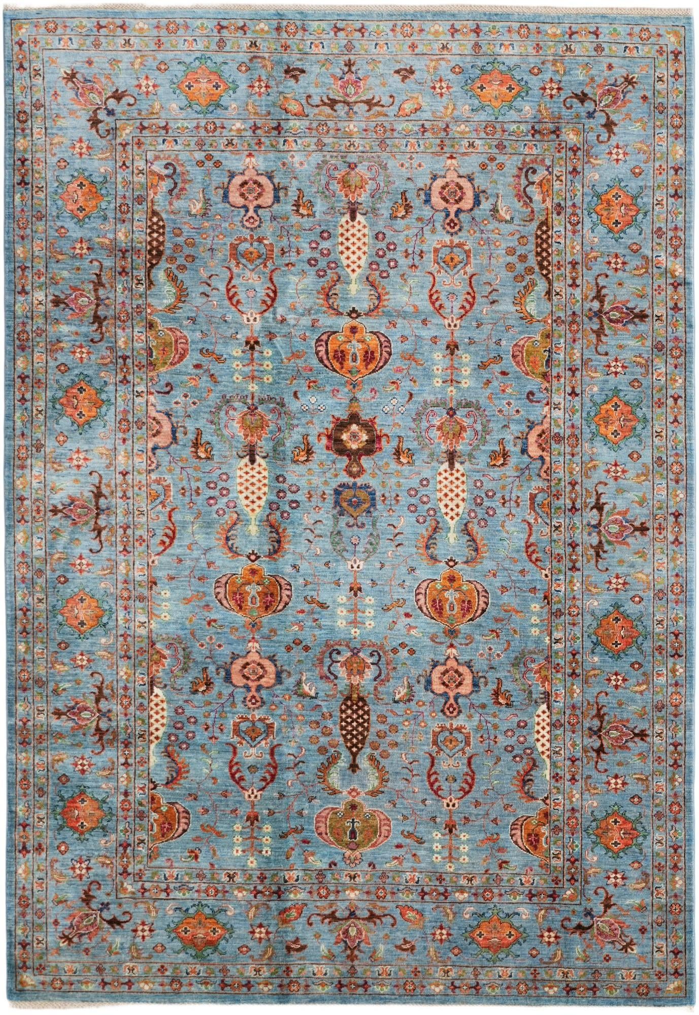 7' x 10' 2 Hand Knotted Ariana Ziegler Rug