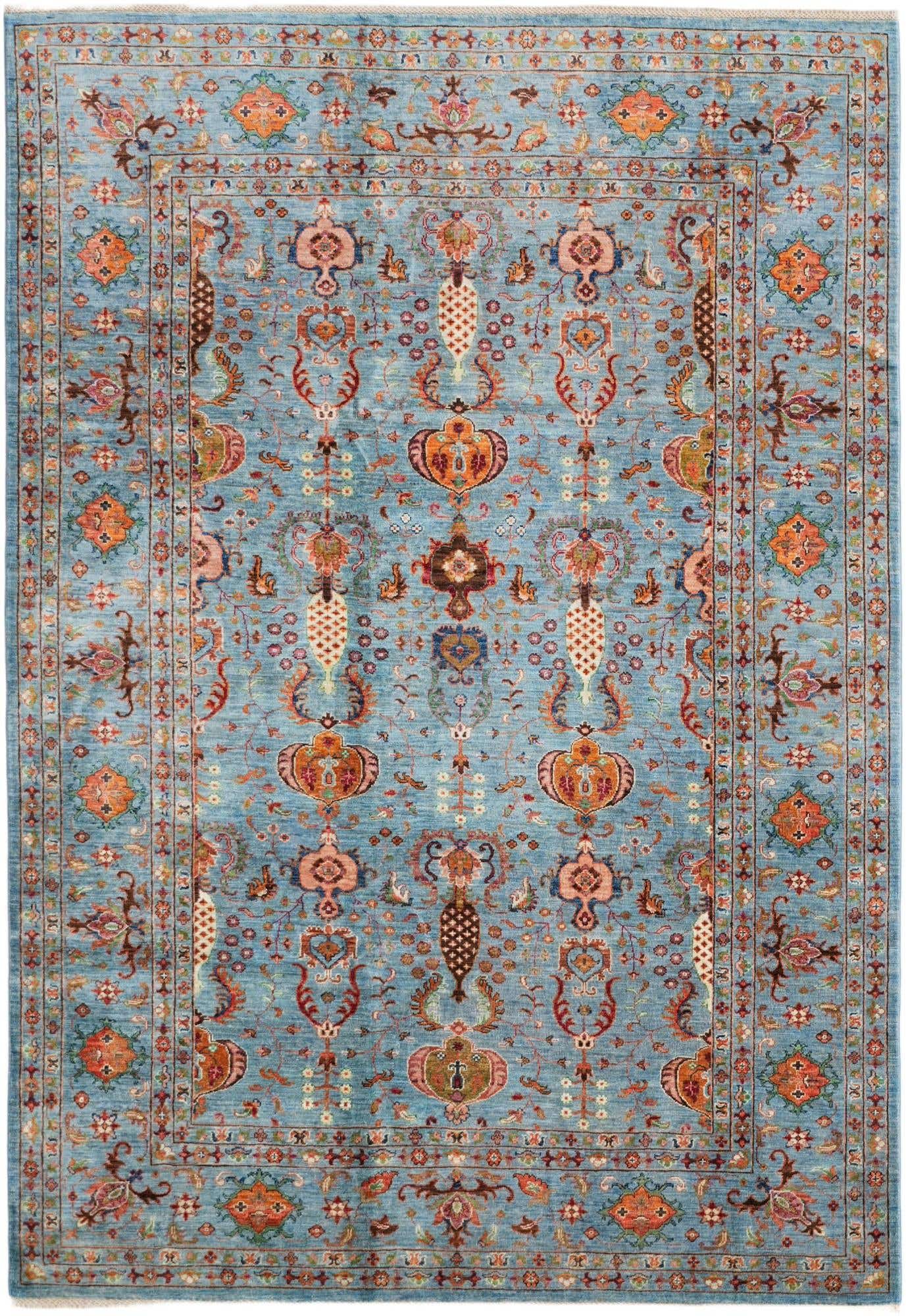 7' x 10' 2 Hand Knotted Ariana Ziegler Rug
