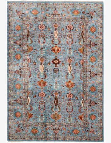 7' x 10' 2 Hand Knotted Ariana Ziegler Rug
