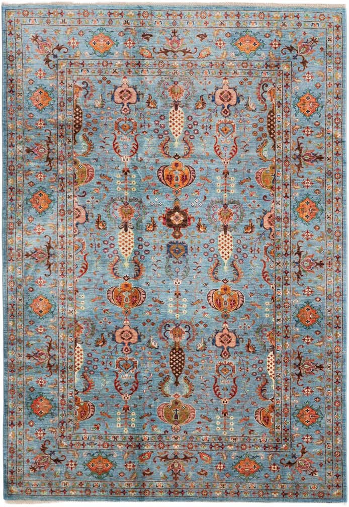7' x 10' 2 Hand Knotted Ariana Ziegler Rug