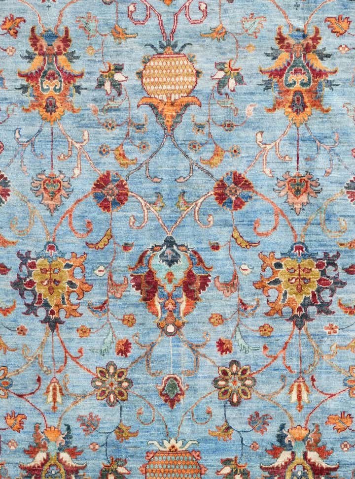 6' 8 x 10' 3 Hand Knotted Ariana Ziegler Rug