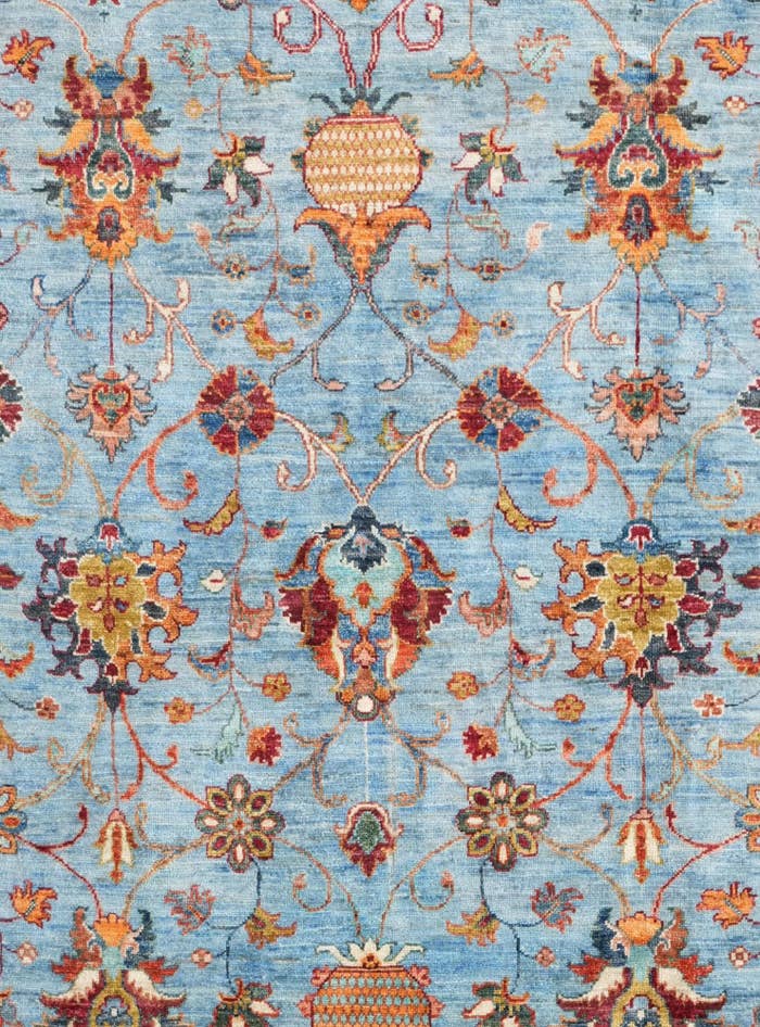 Detail image of 6' 8 x 10' 3 Hand Knotted Ariana Ziegler Rug