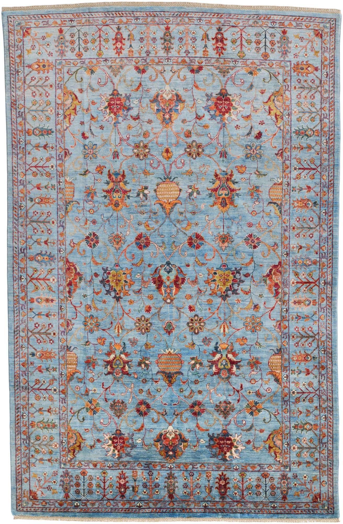 6' 8 x 10' 3 Hand Knotted Ariana Ziegler Rug