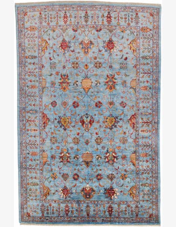 6' 8 x 10' 3 Hand Knotted Ariana Ziegler Rug