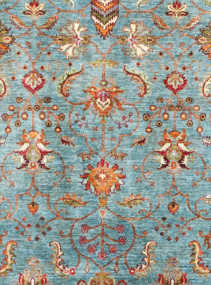 6' 9 x 9' 11 Hand Knotted Ariana Ziegler Rug