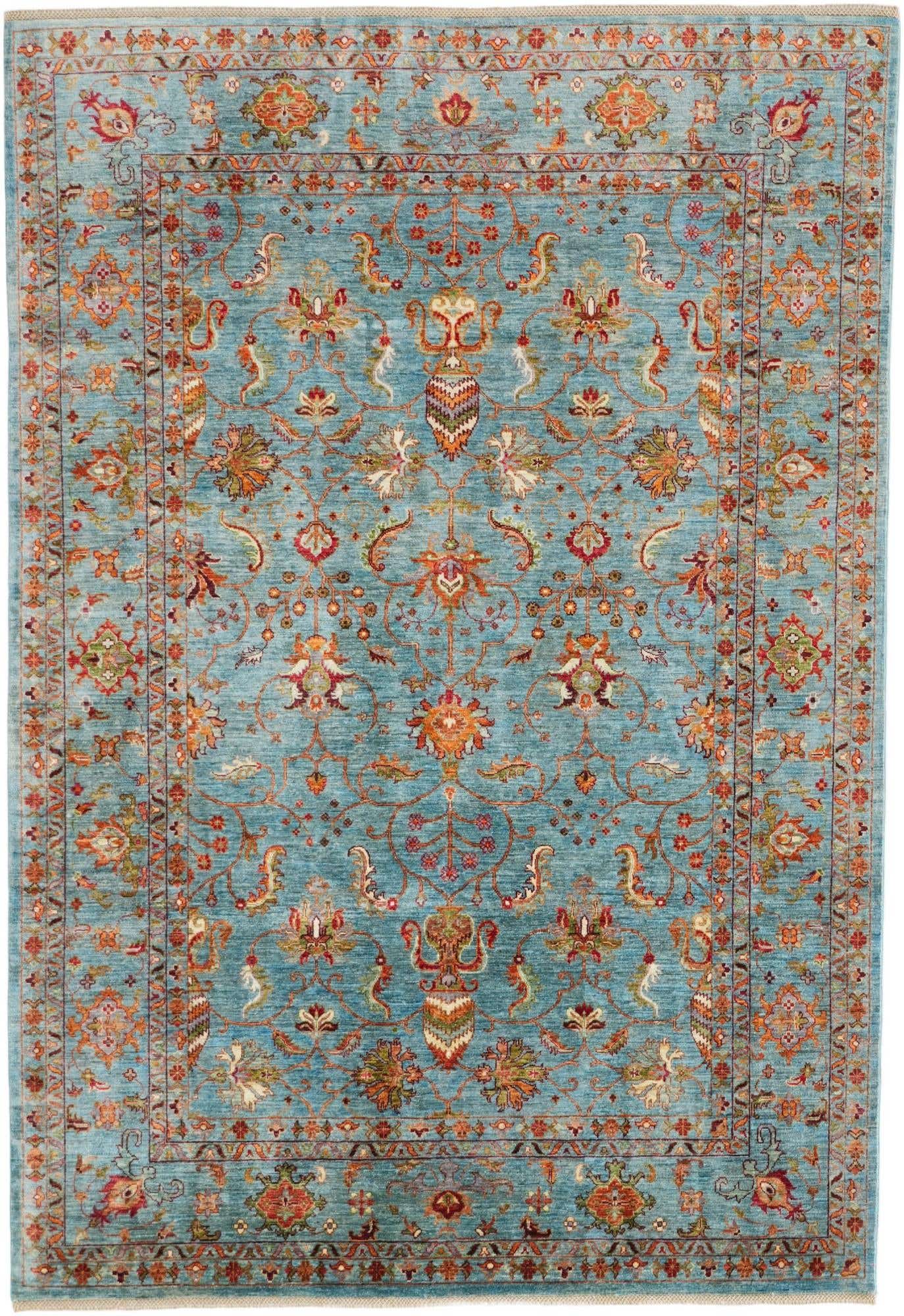 6' 9 x 9' 11 Hand Knotted Ariana Ziegler Rug