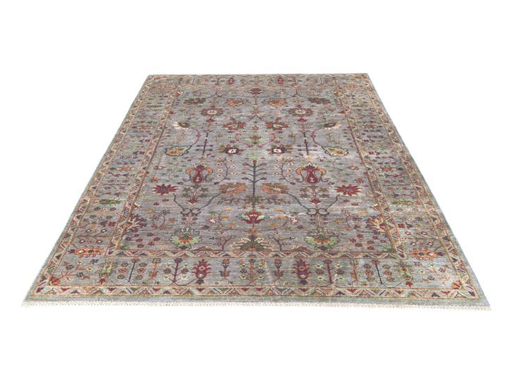 Detail image of 6' 8 x 9' 10 Hand Knotted Ariana Ziegler Rug