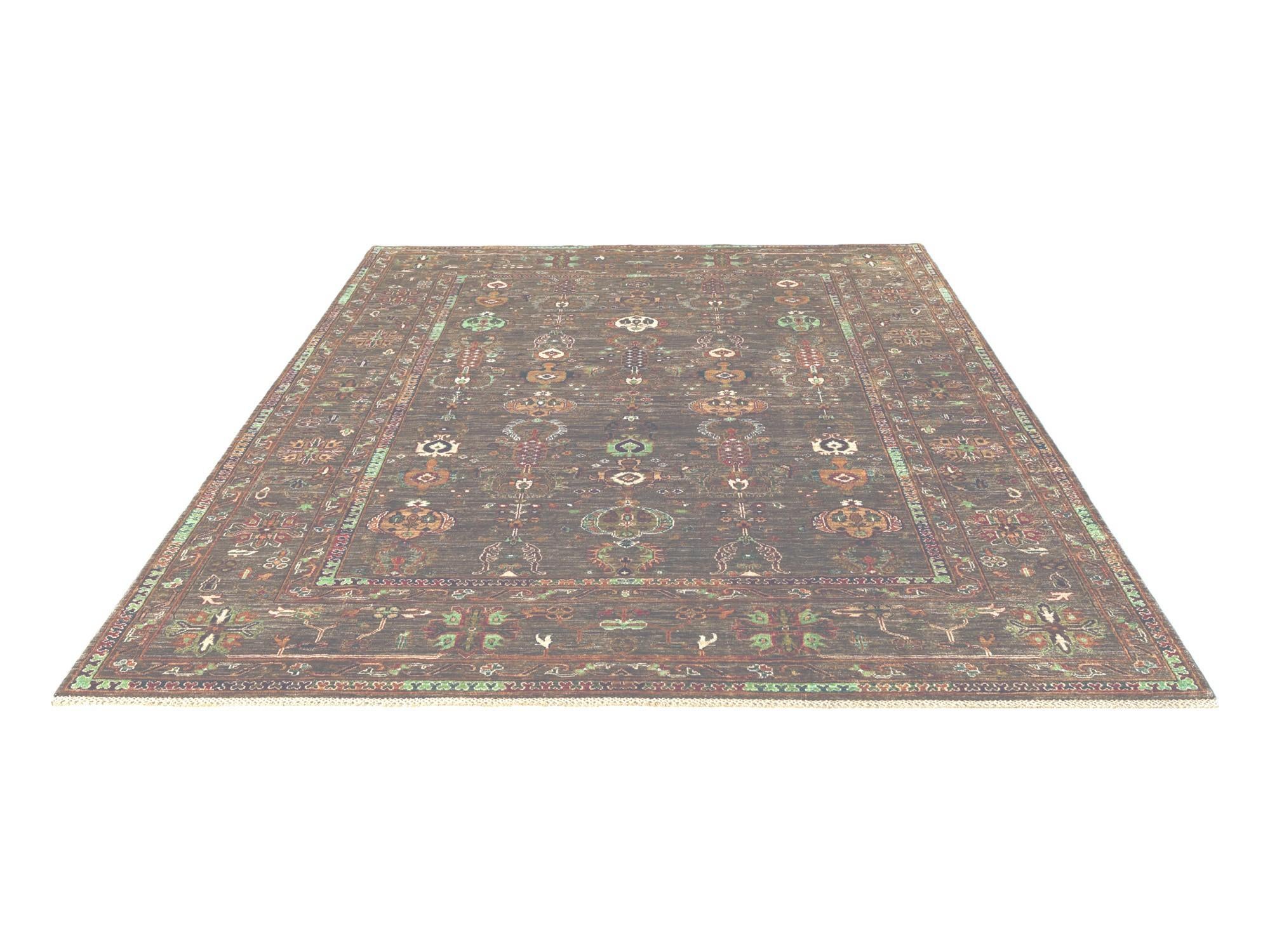 7' 1 x 9' 10 Hand Knotted Ariana Ziegler Rug