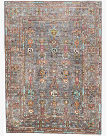 7' 1 x 9' 10 Hand Knotted Ariana Ziegler Rug