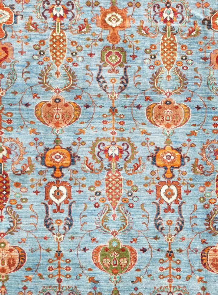 6' 7 x 9' 1 Hand Knotted Ariana Ziegler Rug