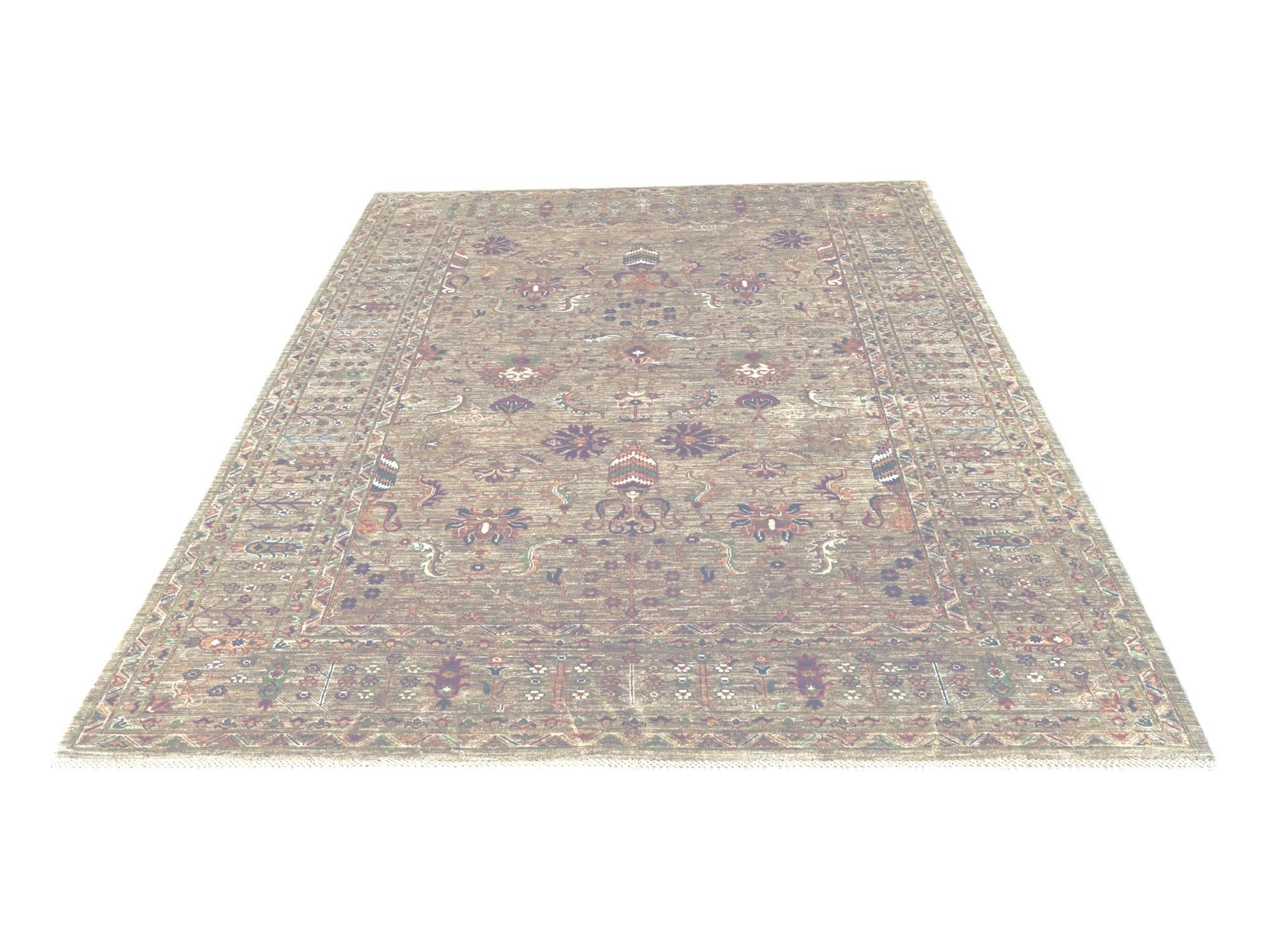 6' 11 x 10' 2 Hand Knotted Ariana Ziegler Rug