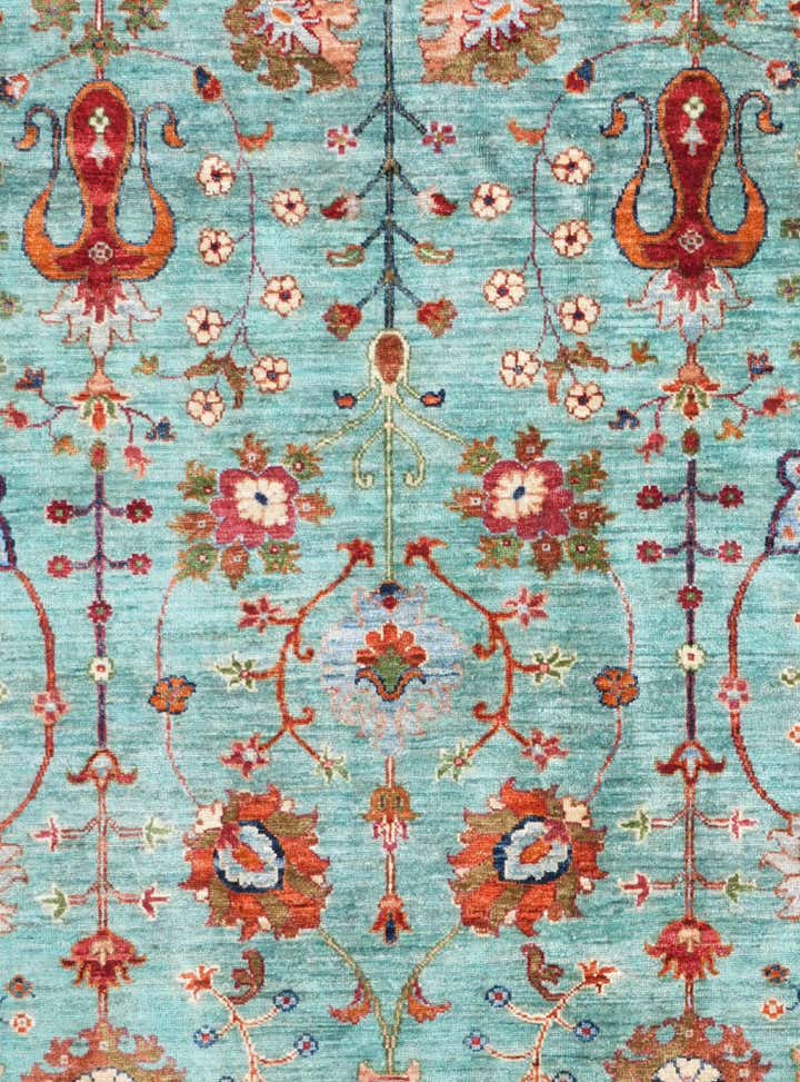 6' 6 x 10' 2 Hand Knotted Ariana Ziegler Rug