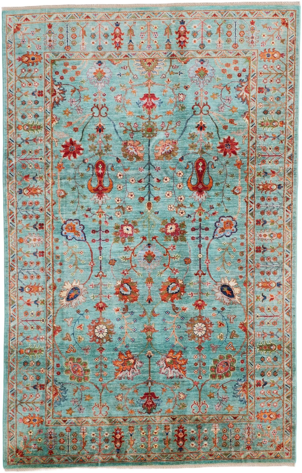 6' 6 x 10' 2 Hand Knotted Ariana Ziegler Rug