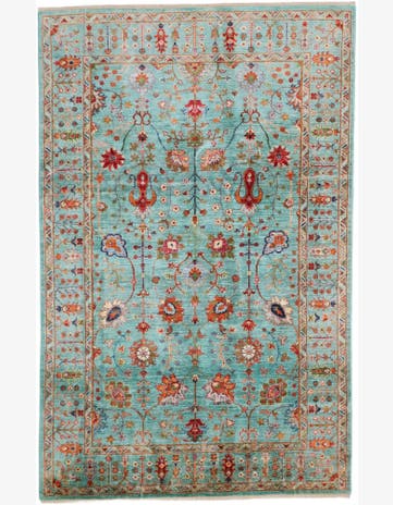 6' 6 x 10' 2 Hand Knotted Ariana Ziegler Rug